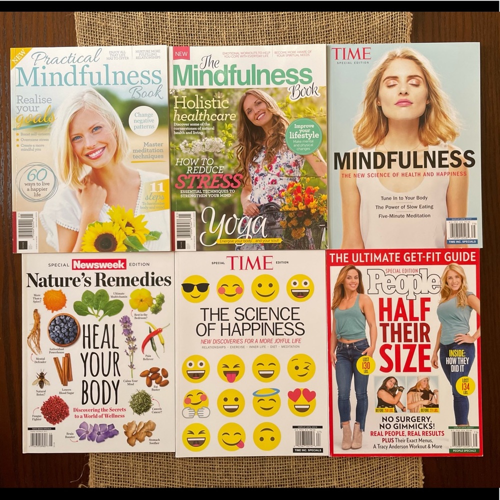 6 Pack Self-Care Magazines